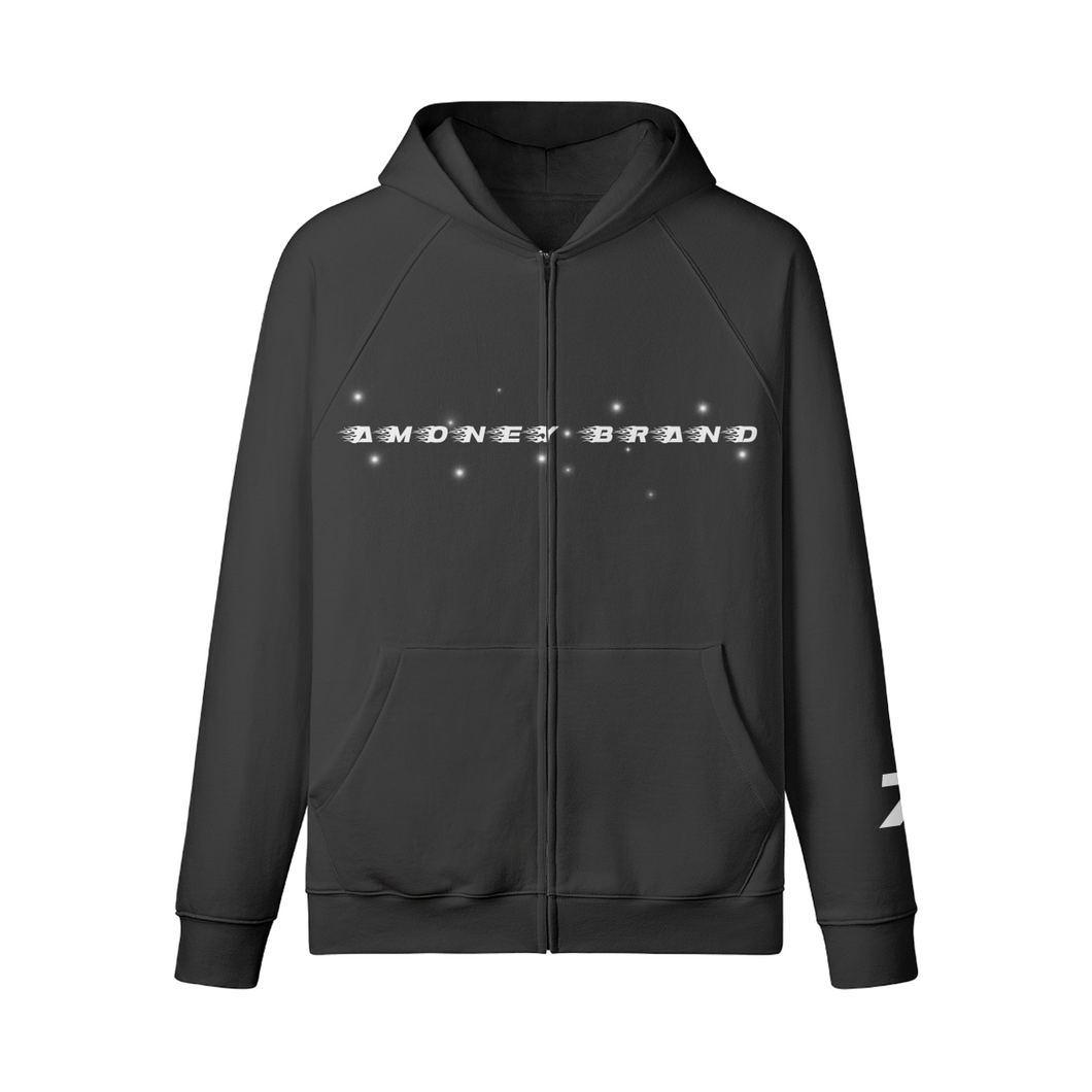 Amoney Brand Zip Up Hoodie